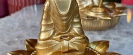 Sage Goddess Golden Buddha Incense Burner For Compassion