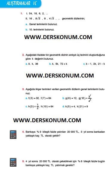 11 SINIF TEMEL MATEMATİK KİTAP CEVAPLARI AYDIN YAYINLARI SAYFA 22