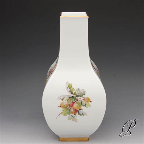 Traumhafte Meissen Vase Wahl Naturalistische Rosenmalerei Porzellan