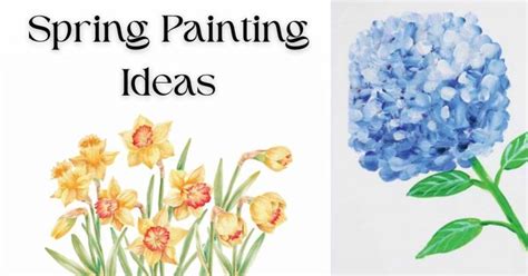 55 Easy Spring Painting Ideas On Canvas For Kids And Adults Acrylic