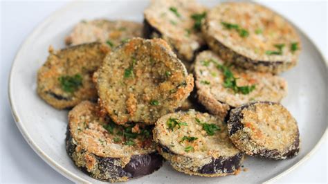 Healthy Baked Breaded Eggplant Recipe