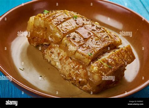 Schweinebraten German Pork Roast Stock Photo Alamy