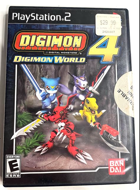 Digimon 4 Digimon World Sony Playstation 2 Ps2 Game The Game Island