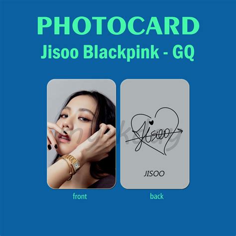 Jual Pc 1213 Photocard Jisoo Blackpink G Q 2 Sisi Shopee Indonesia