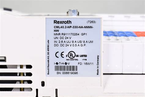 Preview: REXROTH R911170254, CML40.2-NP-330-NA-NNNN-NW, Indra Control ...