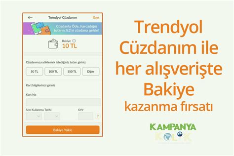 Trendyol Cüzdanım Nedir Nasıl Kullanılır 2022 Kampanyakolik