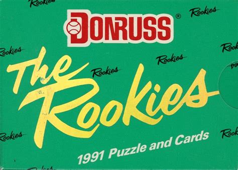 1991 Donruss Rookie Complete Set Of 56 Baseball Cards With Complete