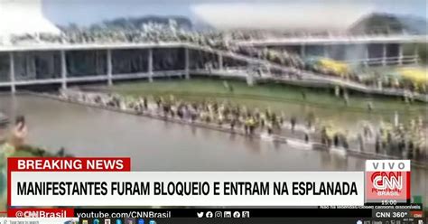 Milhares De Manifestantes Furam Bloqueio E Invadem Congresso Do Brasil