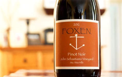 Foxen Pinot Noir Sta Rita Hills John Sebastiano Vineyard Santa