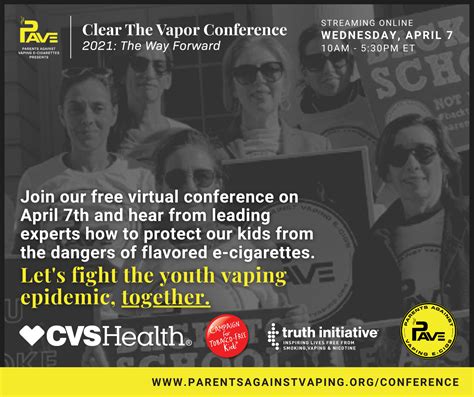 Conference Media Kit 2021 — Parents Against Vaping E Cigarettes