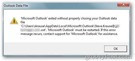 Fix The Error Outlook 2010 Cannot Start TipsMake