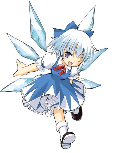 Safebooru Bloomers Blue Eyes Blue Hair Bow Cirno Dress Hair Bow