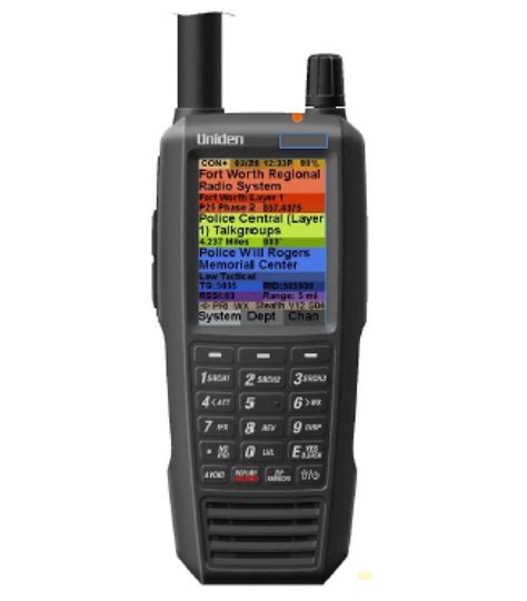 Uniden Sds E E Dmr Nxdn Provoice Digitale Radio Scanner