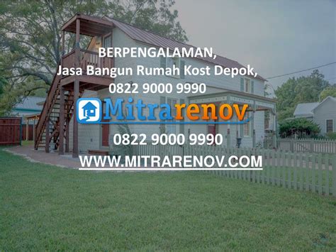 PPT TERBAIK Jasa Bangun Rumah Kost Depok 0822 9000 9990 PowerPoint