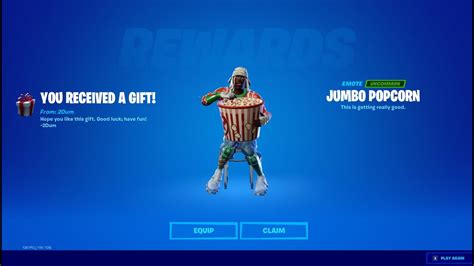 Fortnite Item Shop New Jumbo Popcorn Emote February 19th 2021