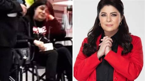 Victoria Ruffo Aparece En Silla De Ruedas Y Preocupa Por Su Estado De Salud