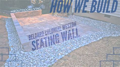 Belgard Colonial Weston Seating Wall Outdoor Living Tip Of The Day