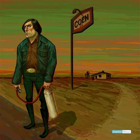 Anton Chigurh Art No Country For Old Men Badass Drawings Anton