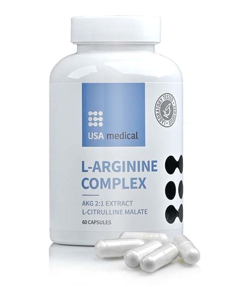 USA Medical L arginine complex L arginin és L citrullin malát kivonat