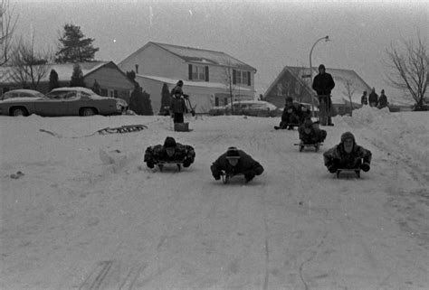 Bowie Living: Snowstorm in Bowie, January or February, 1974