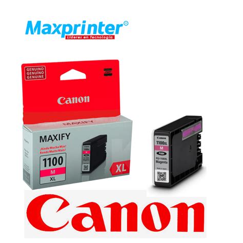 Cartucho Canon 1100XL Magenta 12ML MaxPrinter Tintas Y Toner Para