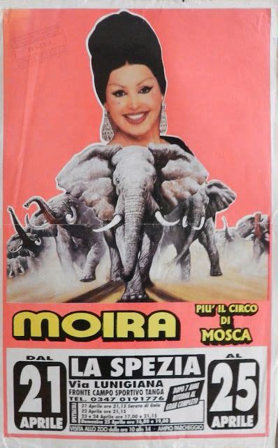 Circo Moira Orfei 1999 Affiche Affiche De Cirque Poster Affiche Cirque