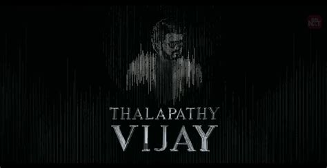 Thalapathy Vijay Title Card Beast Movie Titles Movie Posters Love