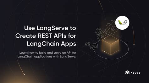 Using LangServe To Build REST APIs For LangChain Applications