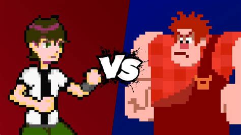 MUGEN Battle Ben 10 Vs Wreck It Ralph YouTube