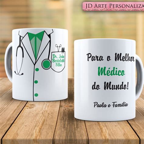 Caneca Profiss O M Dico Jaleco Elo Produtos Especiais