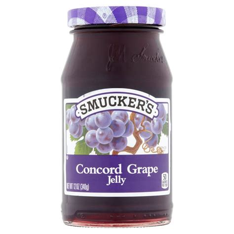 Smuckers Concord Grape Jelly 12 Ounces Concord Grape