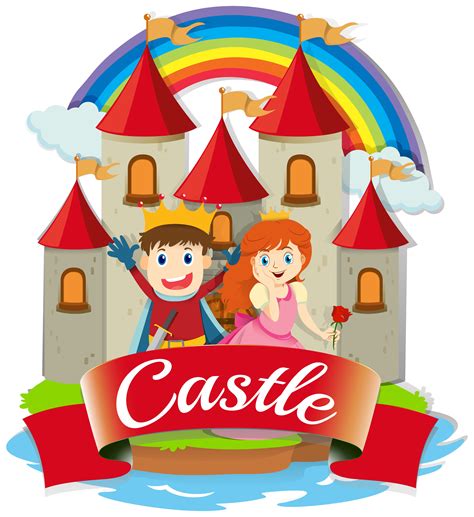 Prince And Princess At The Castle 519209 Vector Art At Vecteezy