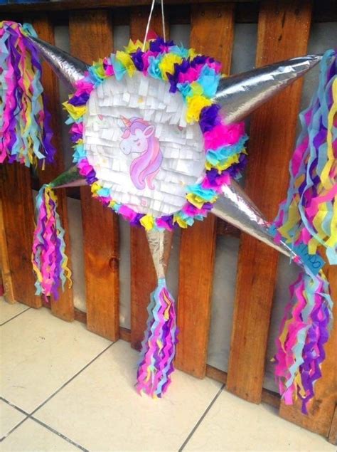 PIÑATA TAMBOR UNICORNIO Piñatas redondas Piñata de picos Piñatas