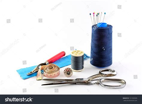 Tailor Tools On White Background Stock Photo 721350349 | Shutterstock