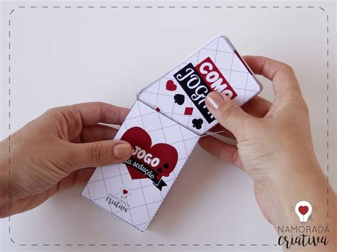 Diy Valentines Day Jogo De Cartas Picante Namorada Criativa Por