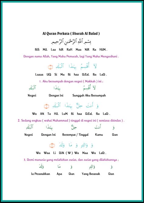 Attin Surah At Tin Rumi Surah At Tin X10 Muqaddam Surah Lazim Jawi