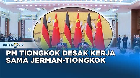 Li Qiang Minta Tingkatkan Kerja Sama Perusahaan Jerman Tiongkok Youtube