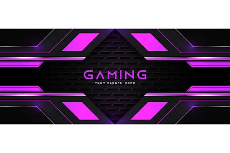 Gaming Web Banner Header Template Graphic By Artmr · Creative Fabrica