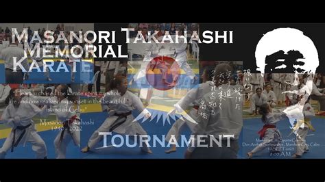 Masanori Takahashi Memorial Karate I Part Youtube