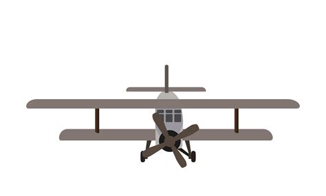 modelo de cores de um avião antigo. isolado no fundo branco. ilustração ...