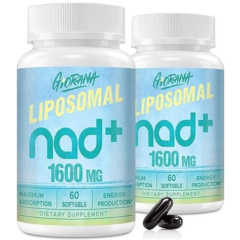 GIORANA 1600 MG Liposomal NAD+ Supplement, NAD+ Boosting Supplement ...