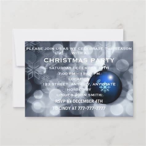 Christmas Party Invitation Zazzle