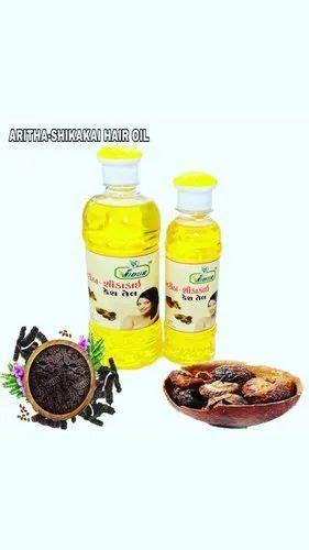 VIDUR Aritha Shikakai Hair Oil Bottle Packaging Size 500 Ml At Rs