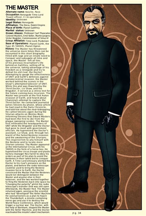 Time Lord Handbook Page 34 By Time Lord Rassilon On DeviantArt