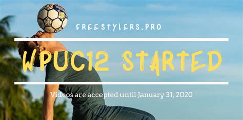 Wpuc Started Freestyle Football Freestylers Pro