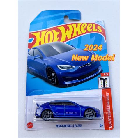 Hot Wheels Tesla Model S Plaid Shopee Malaysia