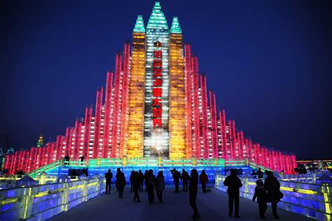 Ice and Snow World in Harbin, China