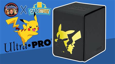 PIKACHU Deck Box Pokemon Ultra Pro Alcove Flip Unboxing Review