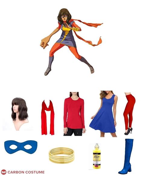 Ms. Marvel (Kamala Khan) Costume Guide for Cosplay & Halloween