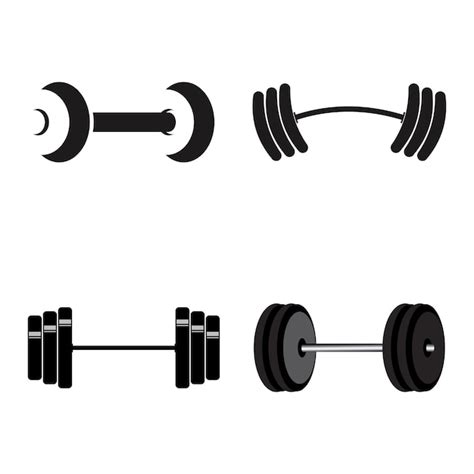 Premium Vector Barbell Vector Icon